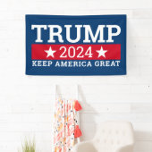Donald Trump KANN DAS JAHR VERÄNDERN, Amerika groß Banner (Insitu)