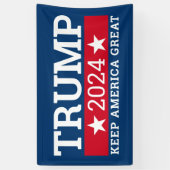 Donald Trump KANN DAS JAHR VERÄNDERN, Amerika groß Banner (Vertikal)