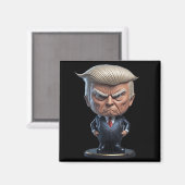 Donald Trump Karikatur Magnet (Vorderseite/Rückseite)