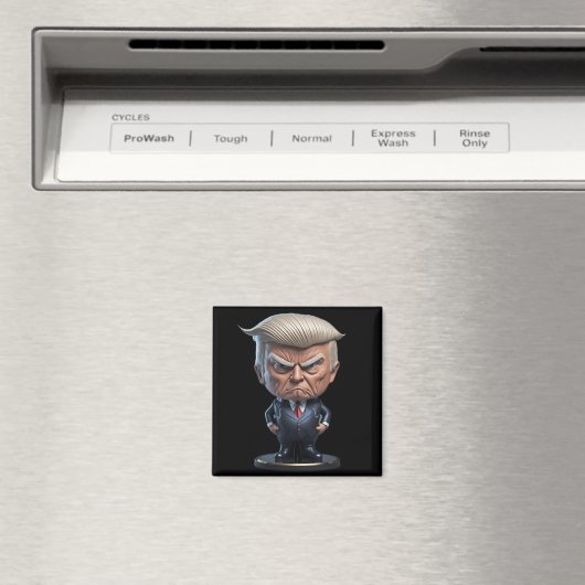 Donald Trump Karikatur Magnet (In Situ (Geschirrspüler))