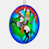 Donald Trump Keramikornament (Rechts)