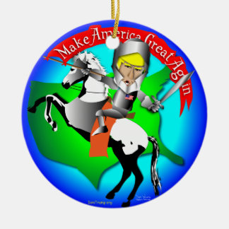 Donald Trump Keramikornament