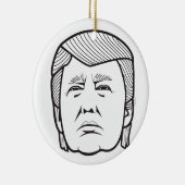Donald Trump Keramikornament (Rechts)
