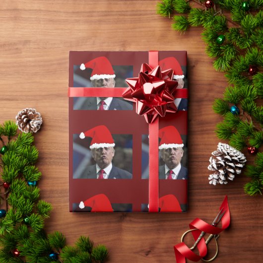 DONALD TRUMP KISS CHRISTMAS WRAPPING PAPIER GESCHENKPAPIER (Feiertagsgeschenk)
