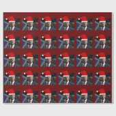 DONALD TRUMP KISS CHRISTMAS WRAPPING PAPIER GESCHENKPAPIER (Flach)