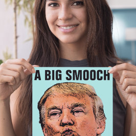 DONALD TRUMP KISS GEBURTSTAG Grußkarten Karte