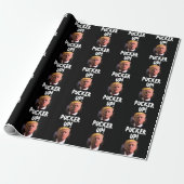 DONALD TRUMP KISS GEBURTSTAGES WRAPPING PAPIER GESCHENKPAPIER (Ungerollt)
