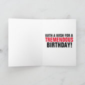 DONALD TRUMP KISS GEBURTSTAGSKARTEN KARTE (Innenseite)