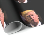 DONALD TRUMP KISS JEDEN ANLASS WRAPPING PAPIER GESCHENKPAPIER (Rolleneckpunkt)