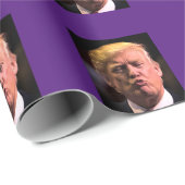 DONALD TRUMP KISS JEDEN ANLASS WRAPPING PAPIER GESCHENKPAPIER (Rolleneckpunkt)