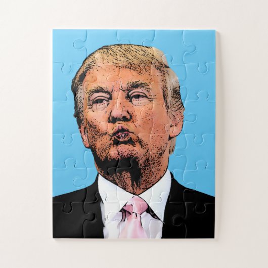 DONALD TRUMP KISS JIGSAW PUZZLE (Vertikal)