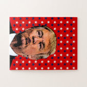 DONALD TRUMP KISS JIGSAW PUZZLE EASY (Horizontal)