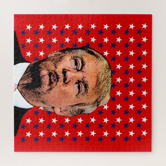 DONALD TRUMP KISS JIGSAW PUZZLE SCHWIERIG (Horizontal)