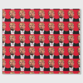 DONALD TRUMP KISS WRAPPPAPIER GESCHENKPAPIER (Flach)