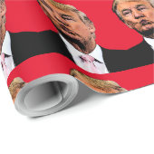 DONALD TRUMP KISS WRAPPPAPIER GESCHENKPAPIER (Rolleneckpunkt)