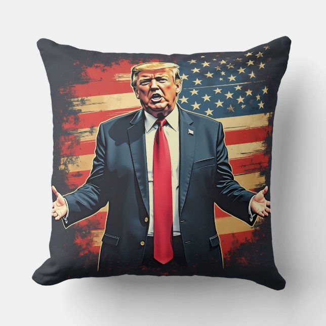 Donald Trump Kissen (Vorderseite)