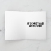 DONALD TRUMP KISST "MUAH!" CHRISTMAS CARDS KARTE (Innenseite)
