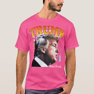 Donald Trump Klassischer Vintage-Bootleg-Rap-Grafi T-Shirt