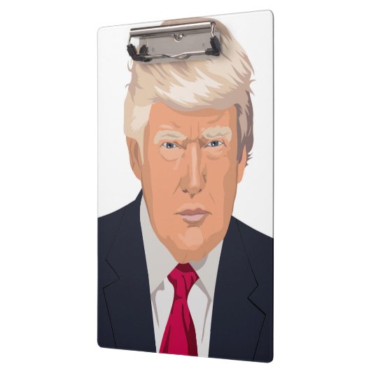 DONALD TRUMP KLEMMBRETT (Links)