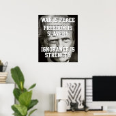 Donald Trump Krieg ist Frieden Poster (Heimbüro)
