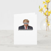 Donald Trump - Krimineller Karte (Gelbe Blume)