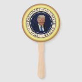 Donald Trump lächeln ~ Circled By Stars ~ 2020 ~ Fächer (Vorderseite)