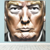 Donald Trump Leinwand (Insitu (Holzboden))