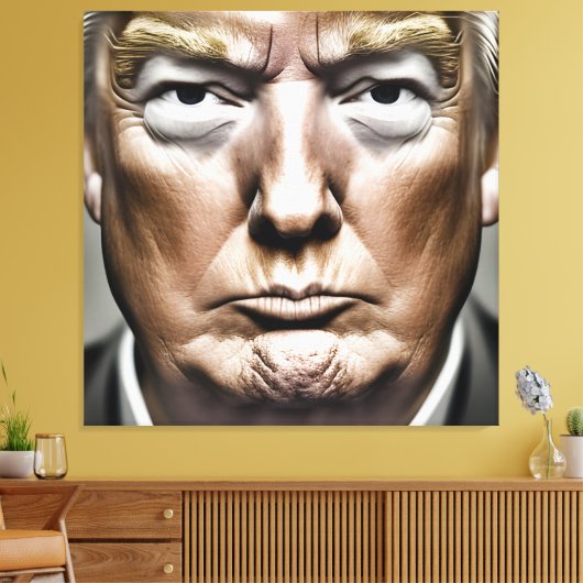 Donald Trump Leinwand (Insitu (Wohnzimmer))