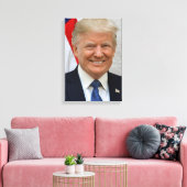 Donald Trump Leinwanddruck (Insitu (Wohnzimmer))