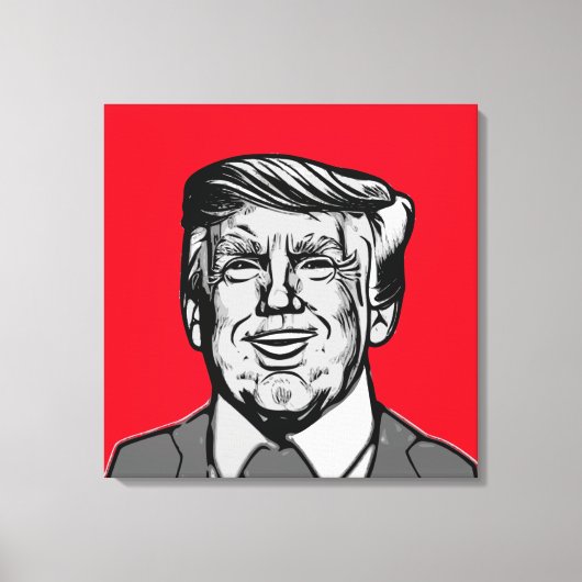 DONALD TRUMP LEINWANDDRUCK (Vorderseite)