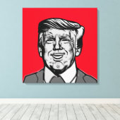 DONALD TRUMP LEINWANDDRUCK (Insitu (Holzboden))