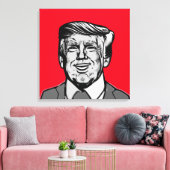 DONALD TRUMP LEINWANDDRUCK (Insitu (Wohnzimmer))