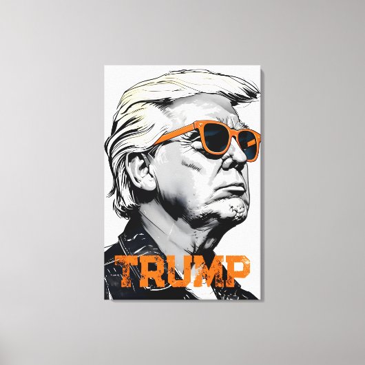 Donald Trump Leinwanddruck (Vorderseite)