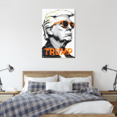 Donald Trump Leinwanddruck (Insitu (Schlafzimmer))