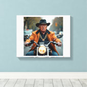 Donald Trump Leinwanddruck (Insitu (Holzboden))