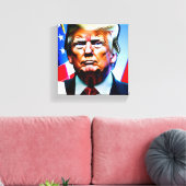 Donald Trump Leinwanddruck (Insitu (Wohnzimmer))