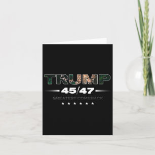 Donald Trump Leopard Print Beste Comeback Women Karte