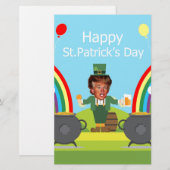 Donald Trump leprechaun Briefpapier (Vorne/Hinten)