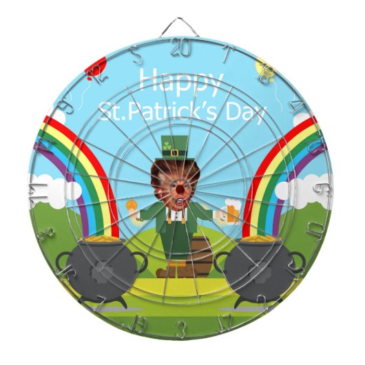 Donald Trump leprechaun Dartscheibe (vorne)