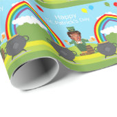 Donald Trump leprechaun Geschenkpapier (Rolleneckpunkt)
