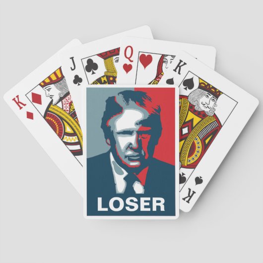 Donald Trump Loser Spielkarten (Rückseite)
