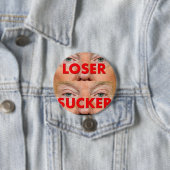 Donald Trump LOSER SUCKER Button (Beispiel)
