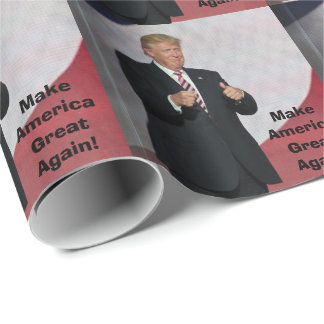 Donald Trump - machen Sie Amerika groß wieder! Geschenkpapier