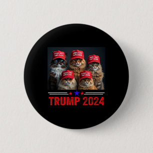 Donald Trump macht Cats wieder sicher Red Hat 2024 Button