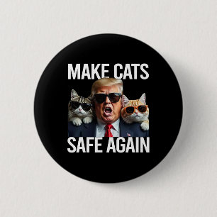 Donald Trump macht Cats wieder sicher Red Hat 2024 Button