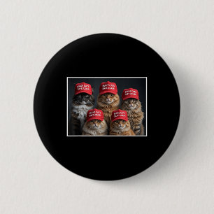 Donald Trump macht Cats wieder sicher Red Hat 2024 Button