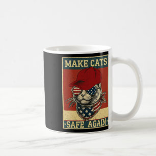 Donald Trump macht Cats wieder sicher Red Hat 2024 Kaffeetasse