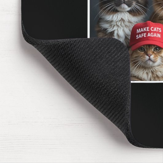 Donald Trump macht Cats wieder sicher Red Hat 2024 Mousepad (Ecke)