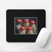 Donald Trump macht Cats wieder sicher Red Hat 2024 Mousepad (Mit Mouse)