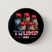 Donald Trump macht Cats wieder sicherer Red Hat 20 Button (Vorderseite)